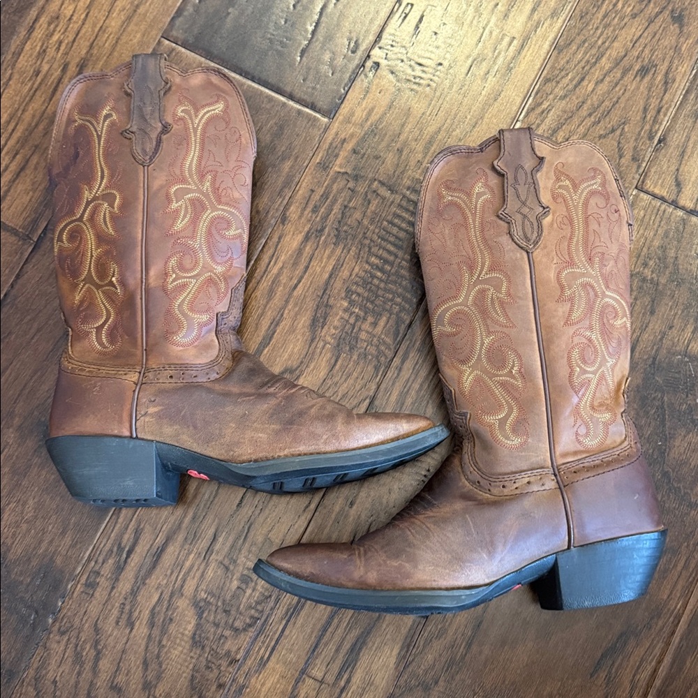 JUSTIN McKayla Western Stampede Boots Sz 6.5B